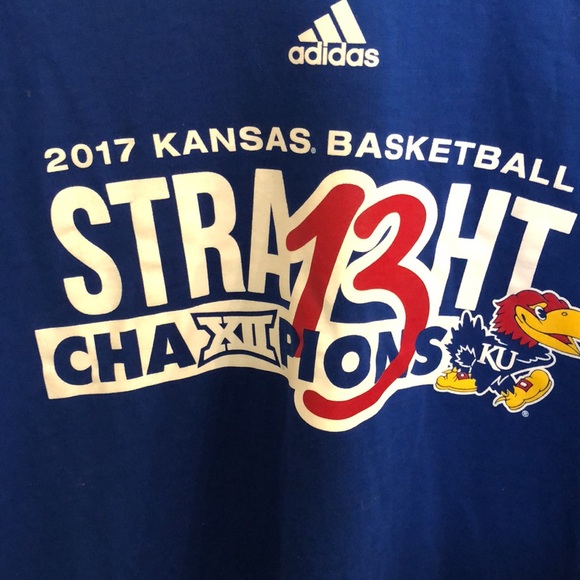 COPY - KU Men's Basketball Big 12 Champions Tee📝 - Picture 2 of 3